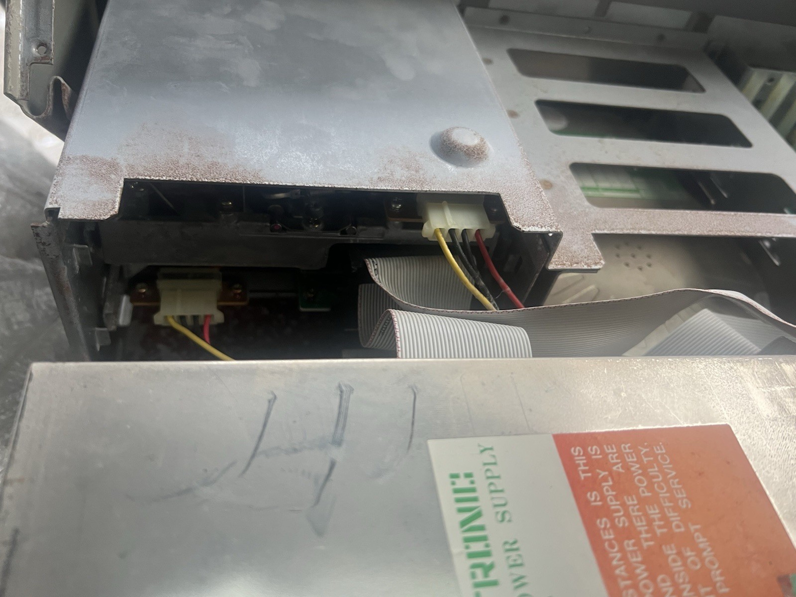 Vintage Northgate computer CPU Shell components floppy as is untested