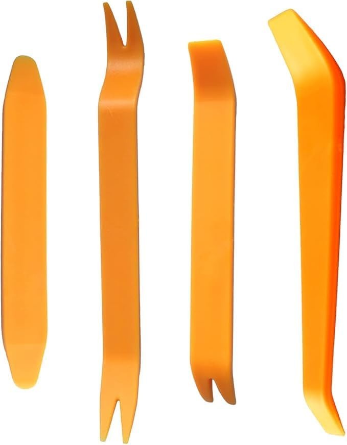 4pcs Auto Door Clip Panel Trim Removal Tool Kits Interior Door Audio Radio Panel