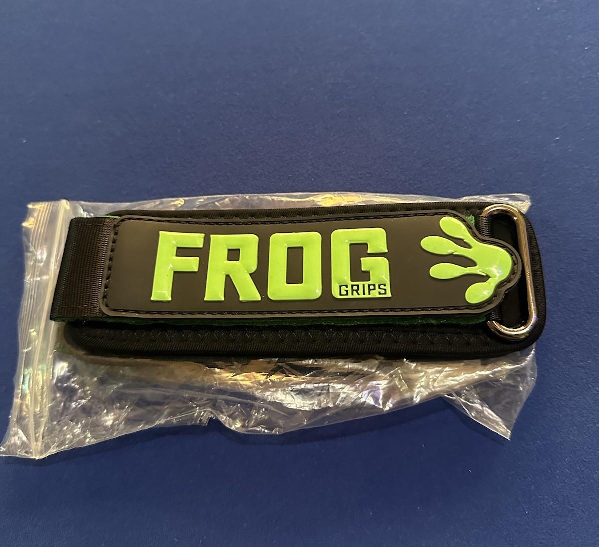 FROG GRIPS ELITE WRIST SUPPORTS Heavy lifting Sweat Block  Straps ~ Green Small