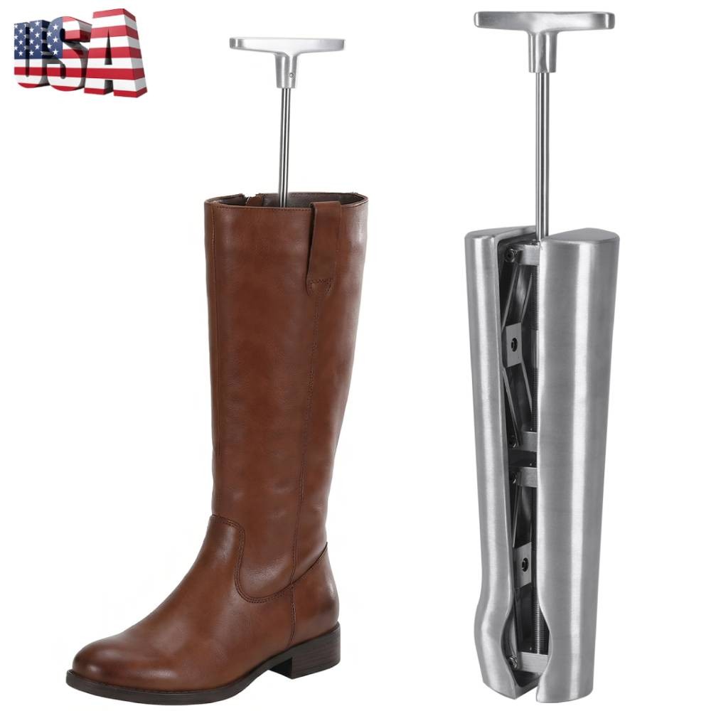 Boot Calf & Shaft Stretcher for Women & Men – Heavy Duty Metal Instep, Shaft ...