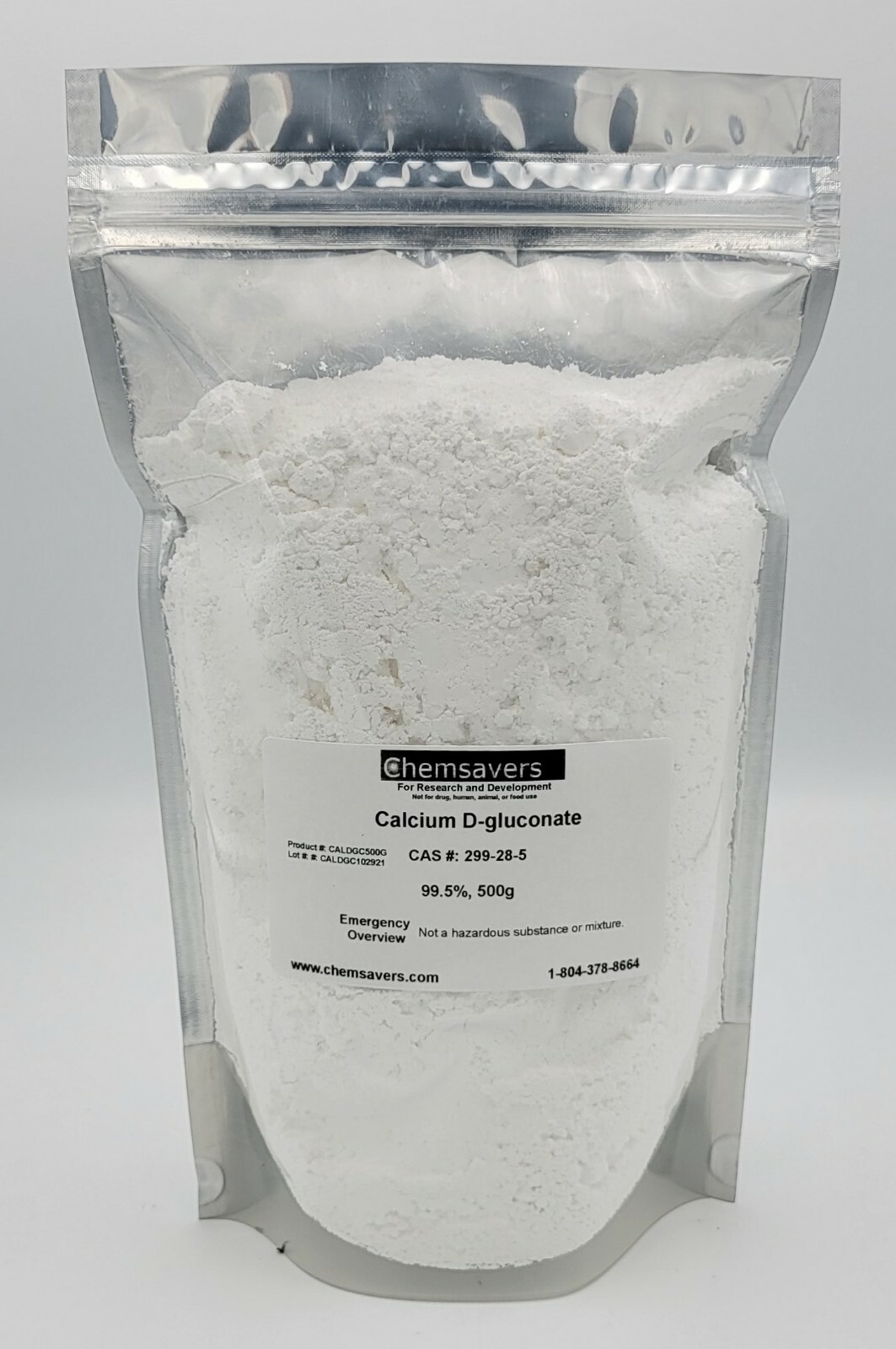 Calcium D-gluconate, 99.5%, 500g