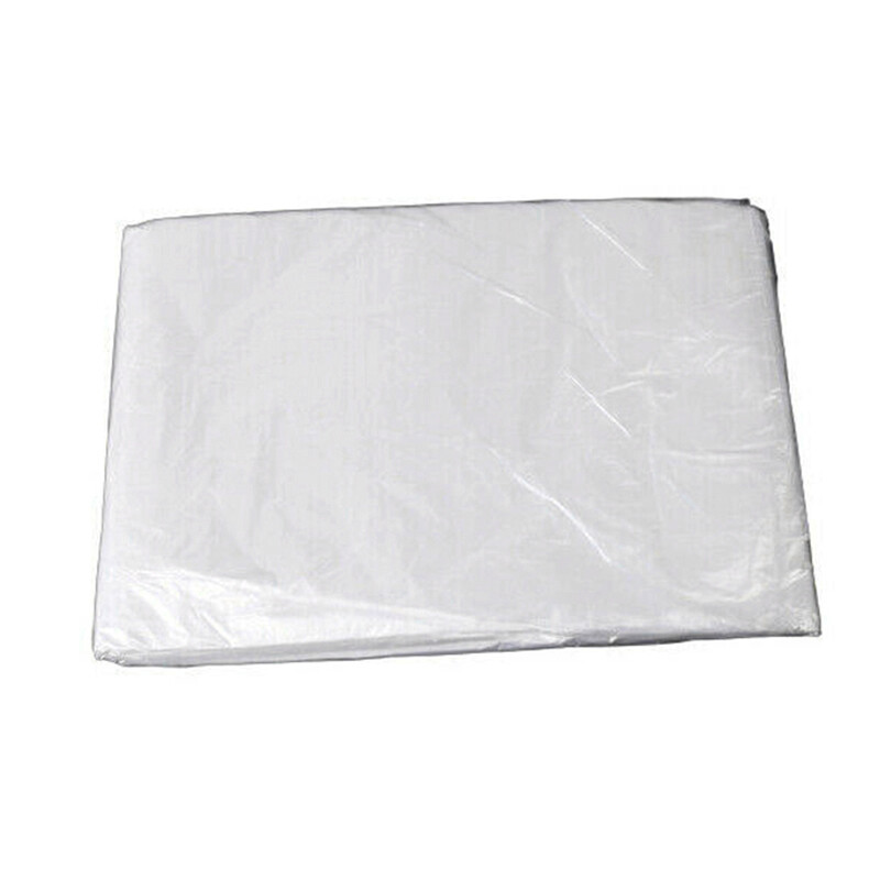 100 Pcs Disposable Plastic Bed Cover 35.4"x70.8" For Spa Massage Tattoos Bed