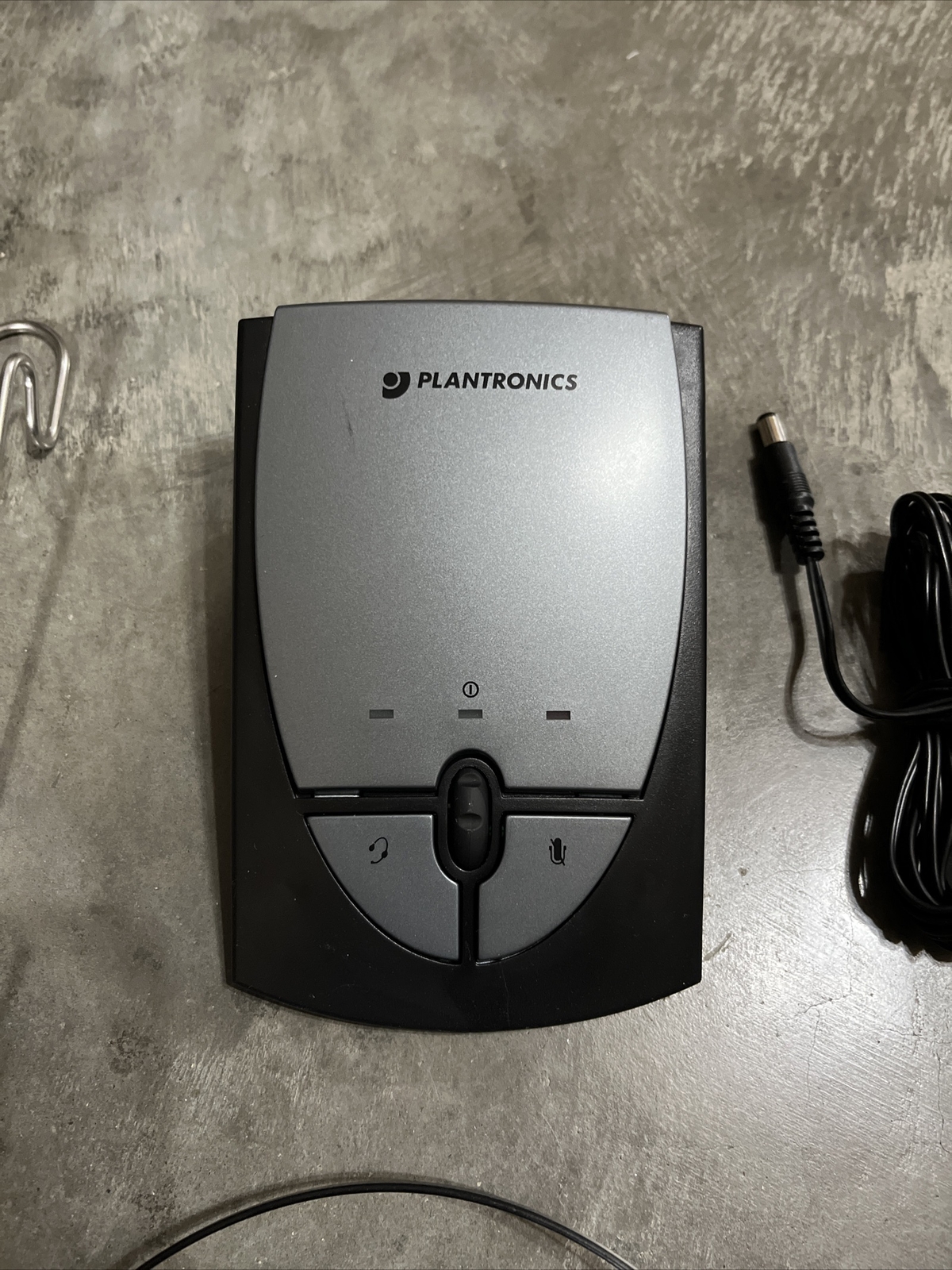 Plantronics S12 Corded Telephone Headset System ~ Complete Set