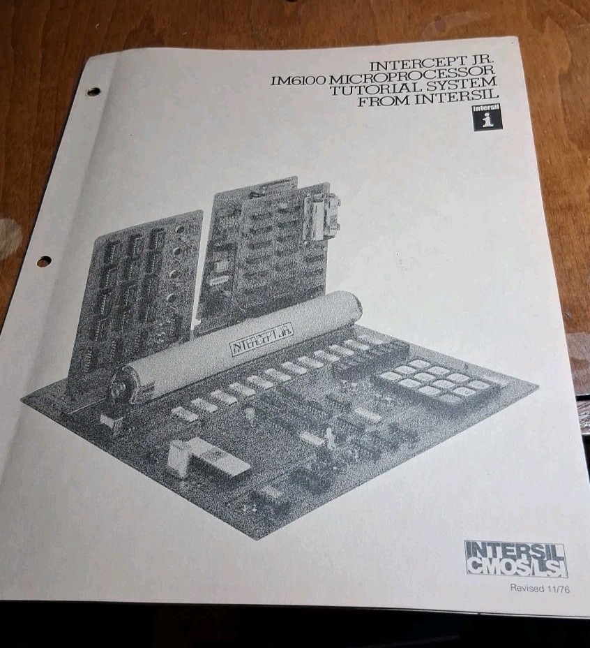Vintage Computer Intersil IM6312 Brochure 1976