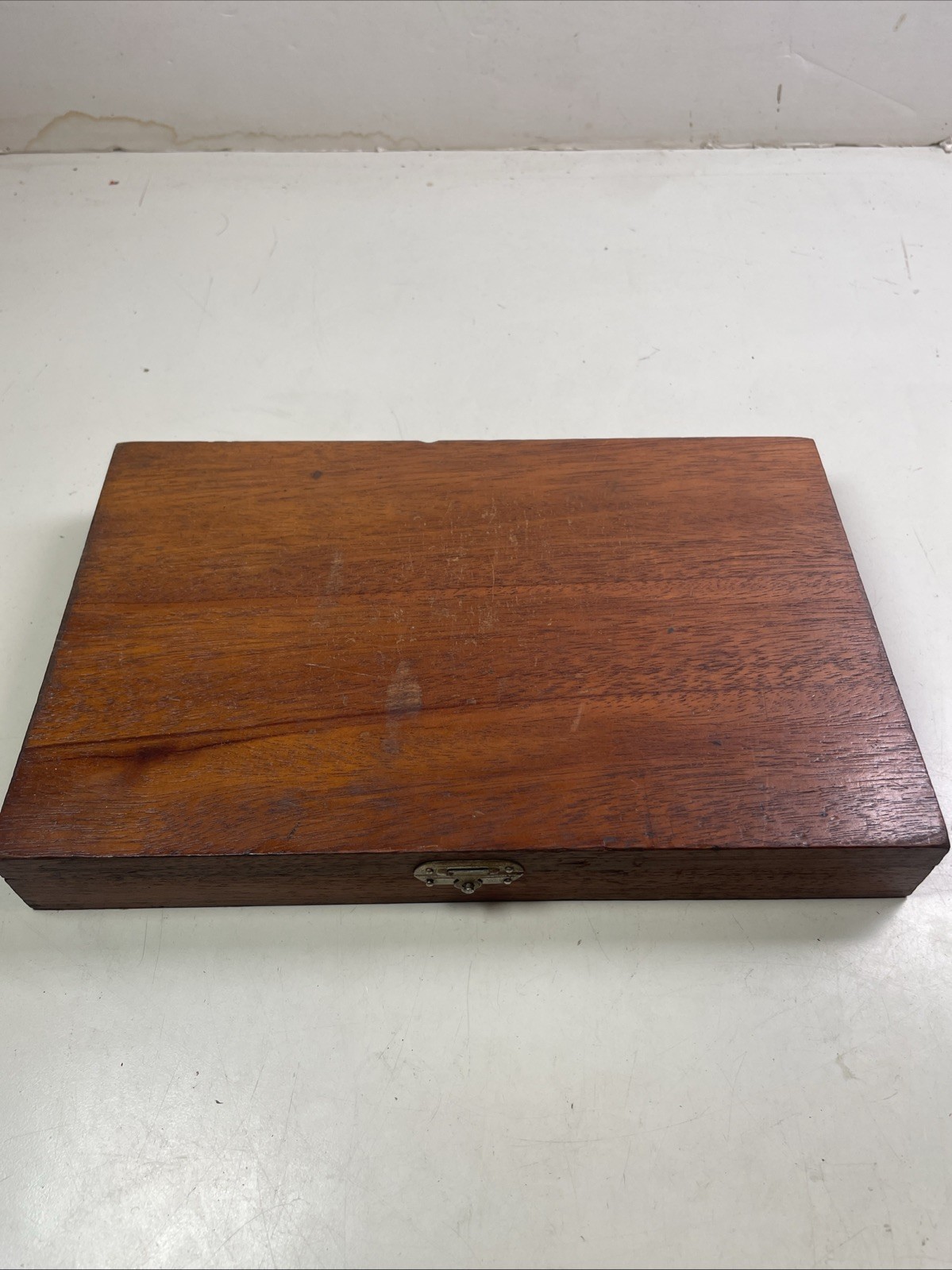 Lufkin Depth Gauge Micrometer Wooden Case ONLY