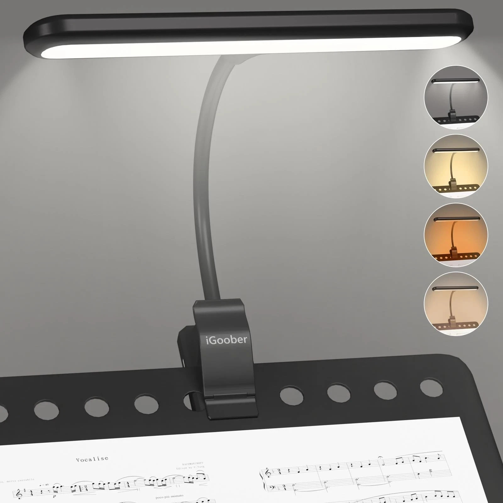 28 LED Music Stand Light, Clip on Piano Lights, Eye Caring & Blue Light Blocking