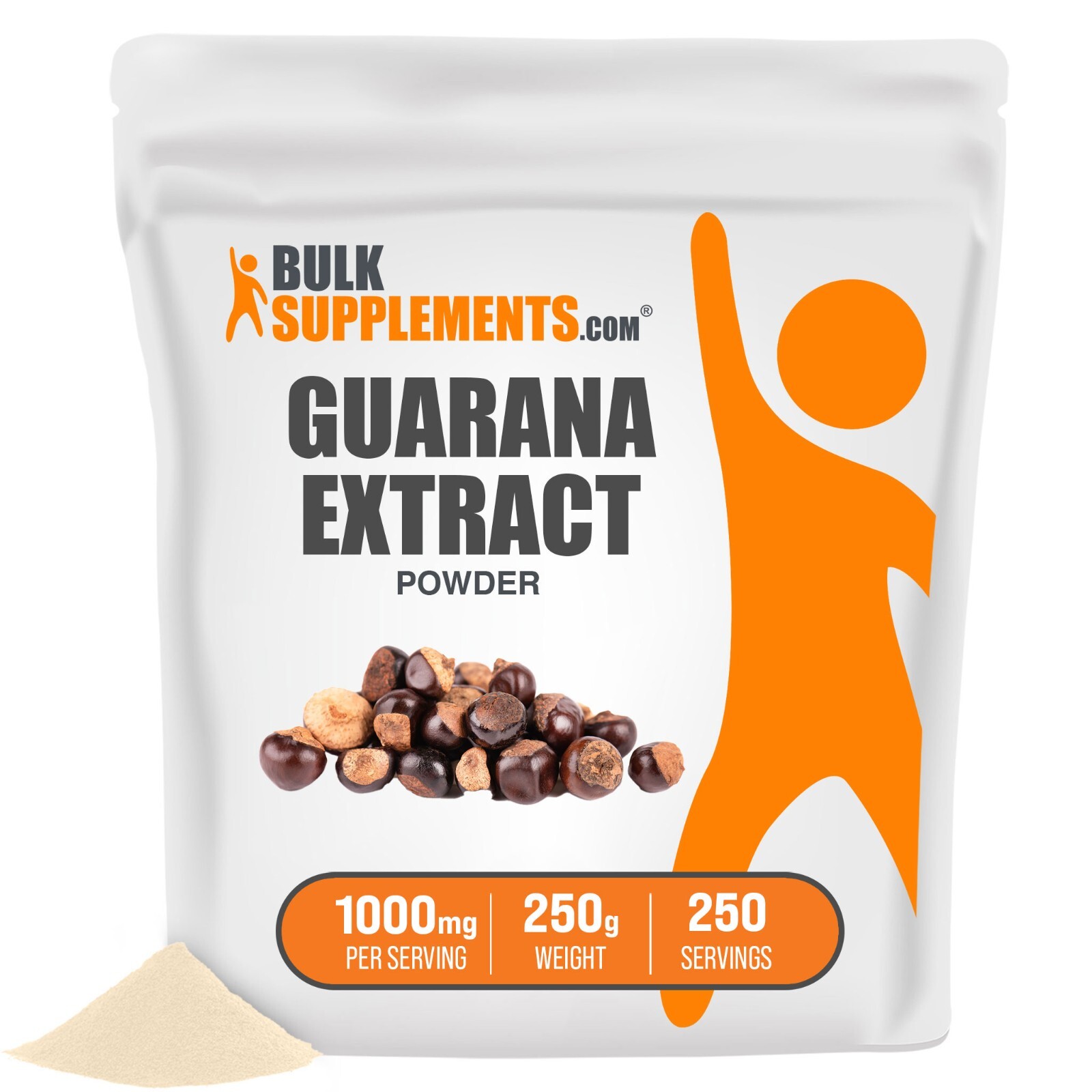 BulkSupplements Guarana Extract - Boost Energy Naturally