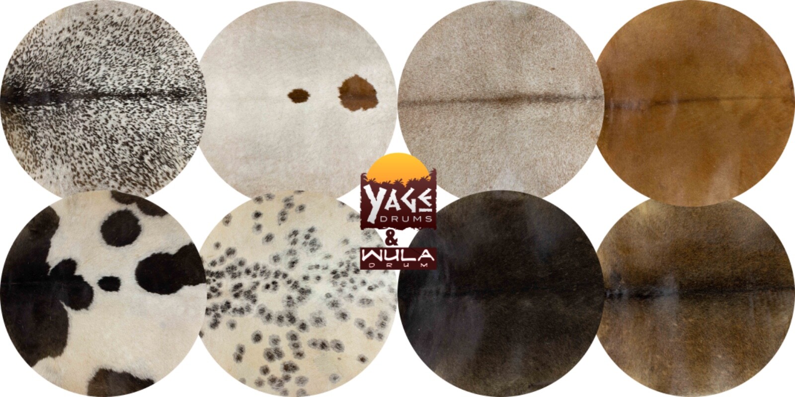 *Best In The World* Full-size Guinea Goat Skin Djembe Drum Head Hide