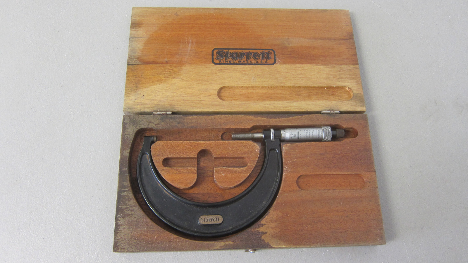 Starrett Blade Micrometer No. 486, Speeder Thimble, 3"-4"  FREE SHIPPING