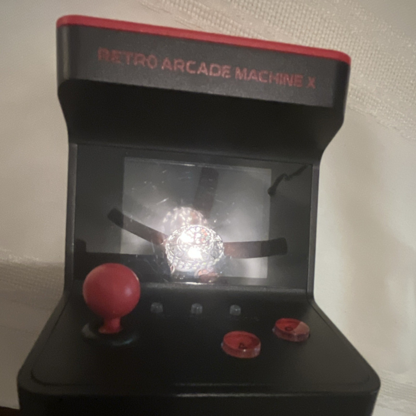 My Arcade Retro Arcade Machine X Mini Arcade Cabinet Black Red