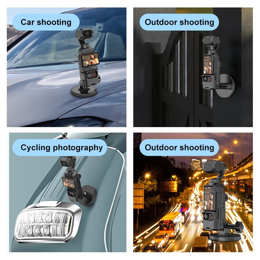 Magnetic Mount Base Bracket Angle Adjustable For DJI OSMO Pocket 3 Accessories