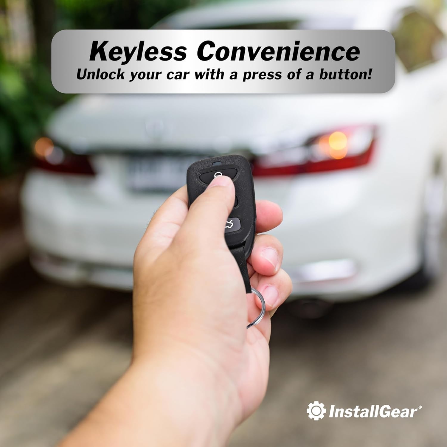 Universal Car Keyless Entry System - Remote Control Lock Kit