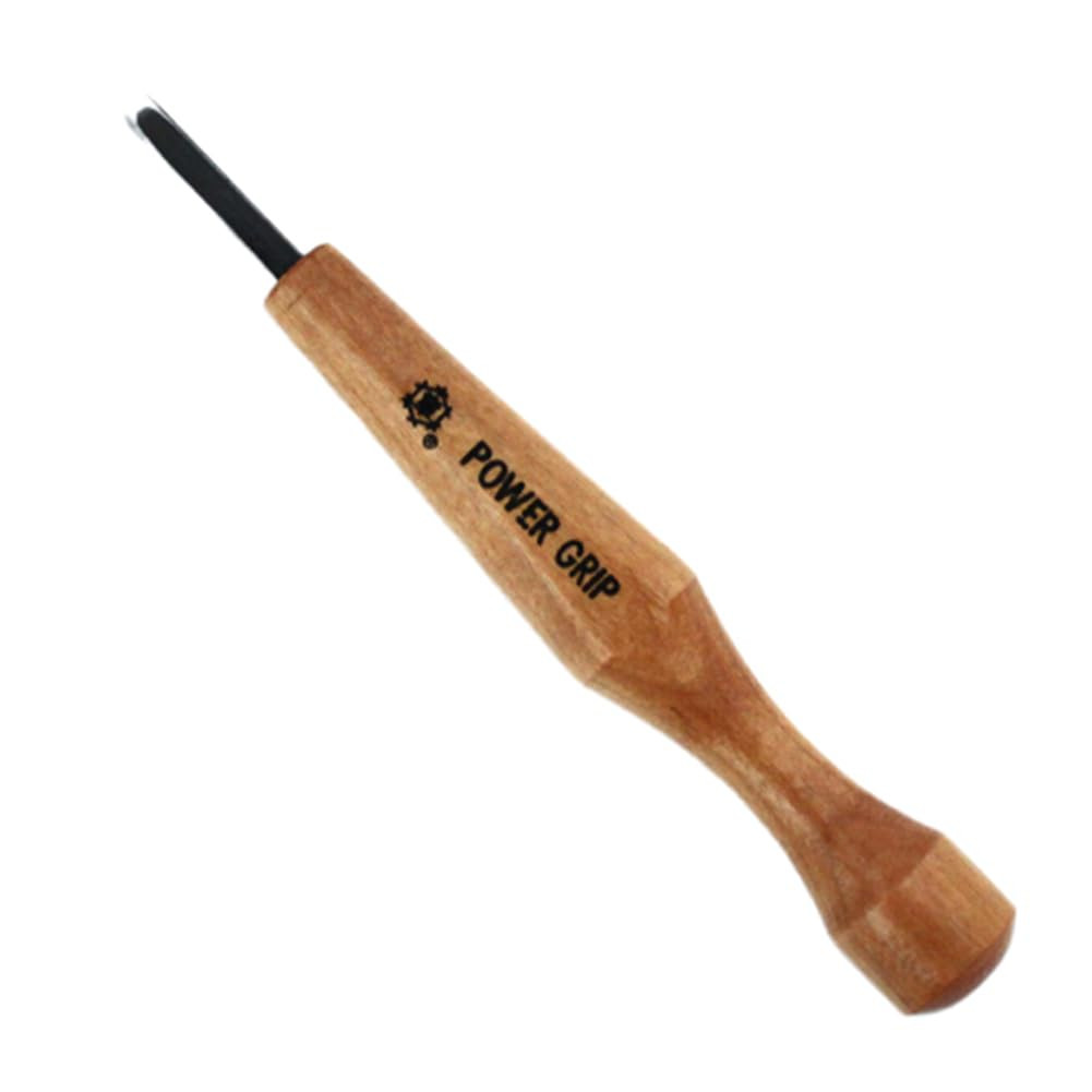 Mikisyo POWER GRIP Wood Carving PMC Parting V Gouge chisel 1.5 F/S