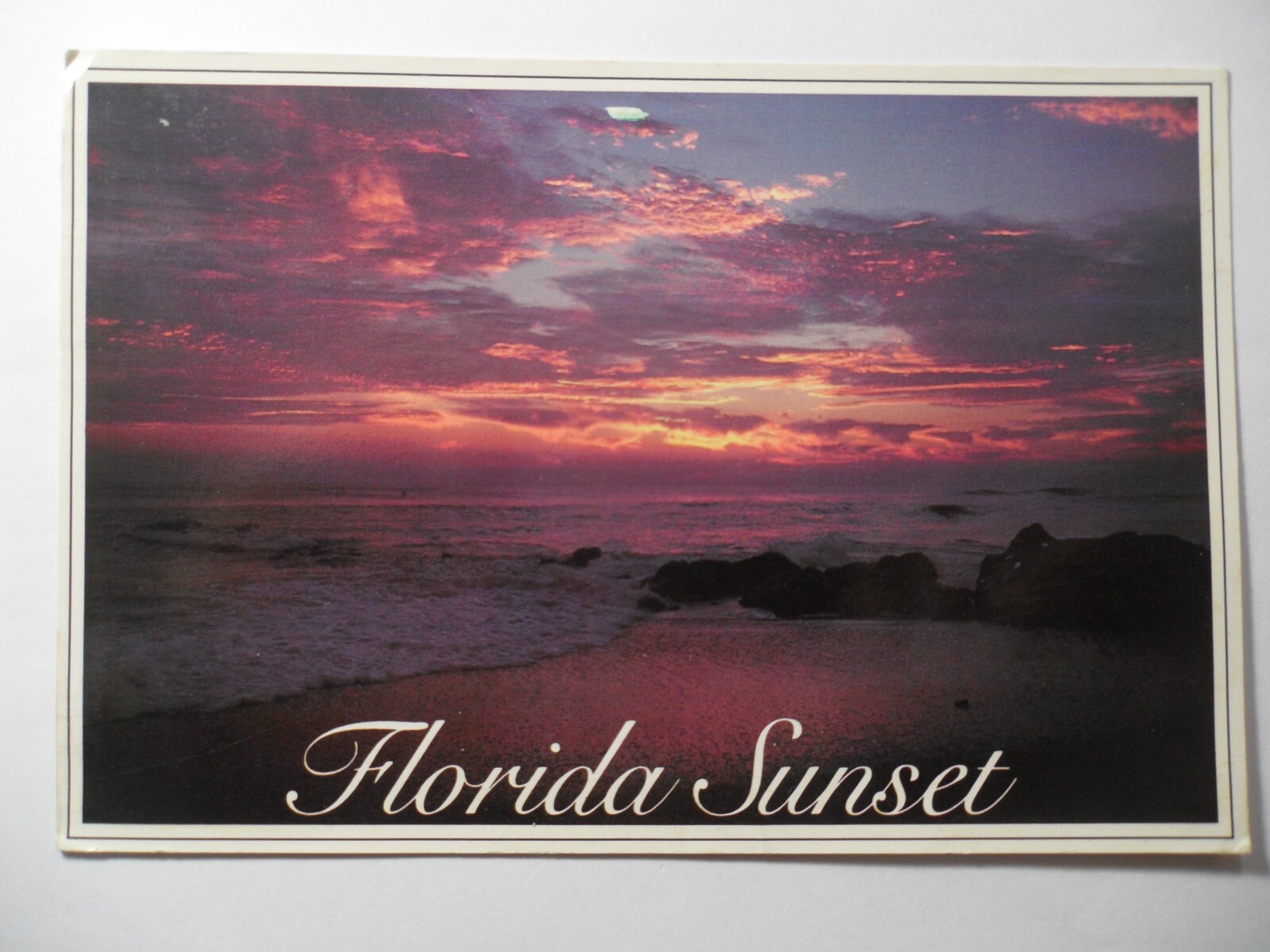 STAMPMART : USA FLORIDA SUNSET USED POSTCARD