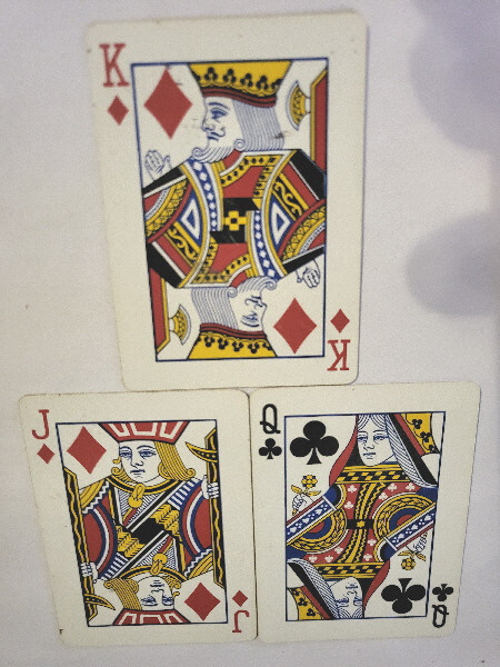 TALLY HO - SHIM CARDS - REGULAR POKER SIZE - BLUE BACK