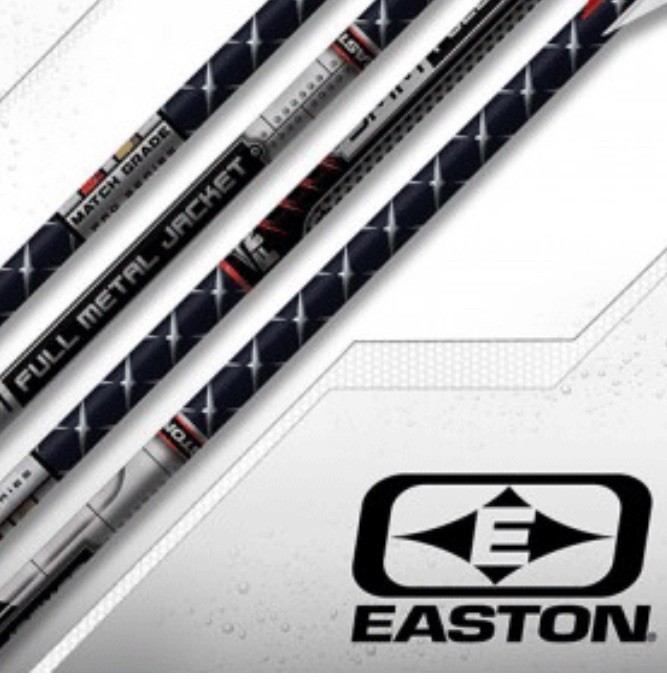 Easton Full Metal Jacket 5MM  FMJ Aluminum Carbon 300  400 Arrows 1 Dozen Shafts
