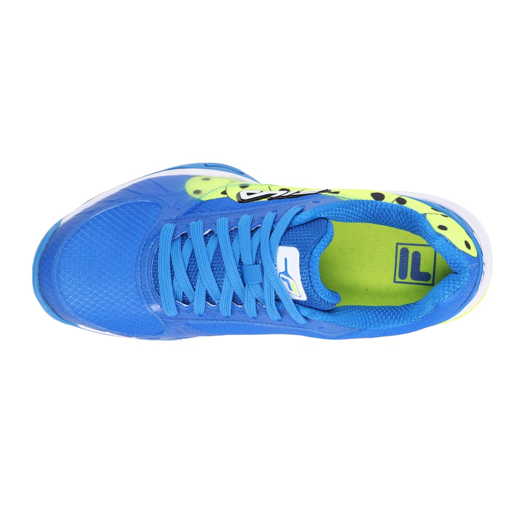 Fila Volley Zone Pickleball Mens Blue Sneakers Athletic Shoes 1PM00598-424