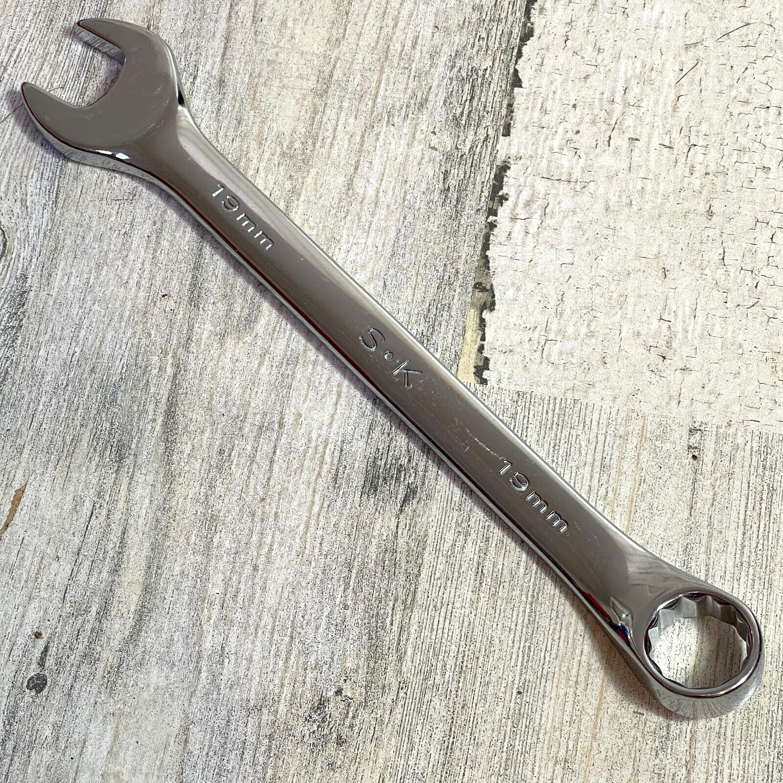 SK Tools 88319 19MM 12 Point Combination Wrench S-K