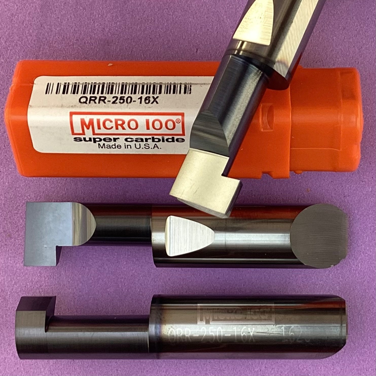 MICRO 100 QRR-250-16X Quick Change Retaining Ring Bar; 1/2" Shank🎯Machinist