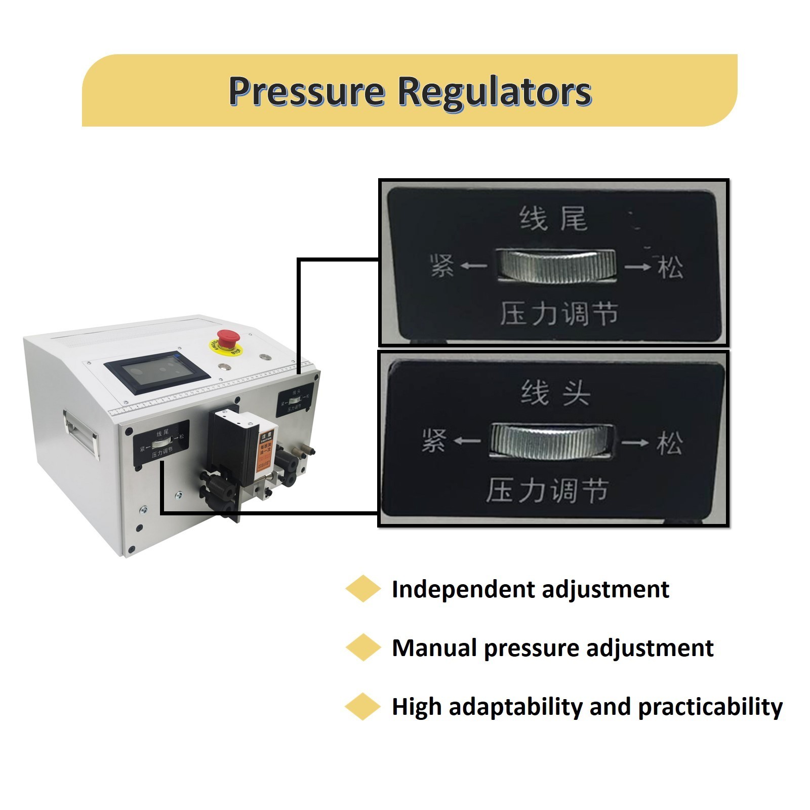 Fully Automatic Computer Wire Stripping Cutting Machine for BVR Single Wire 110V