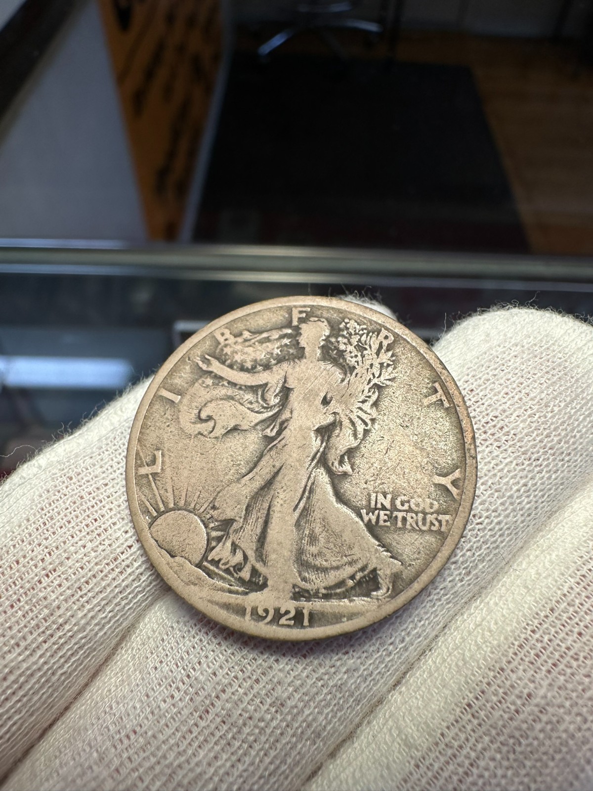 1921 Walking Liberty Half Dollar VG