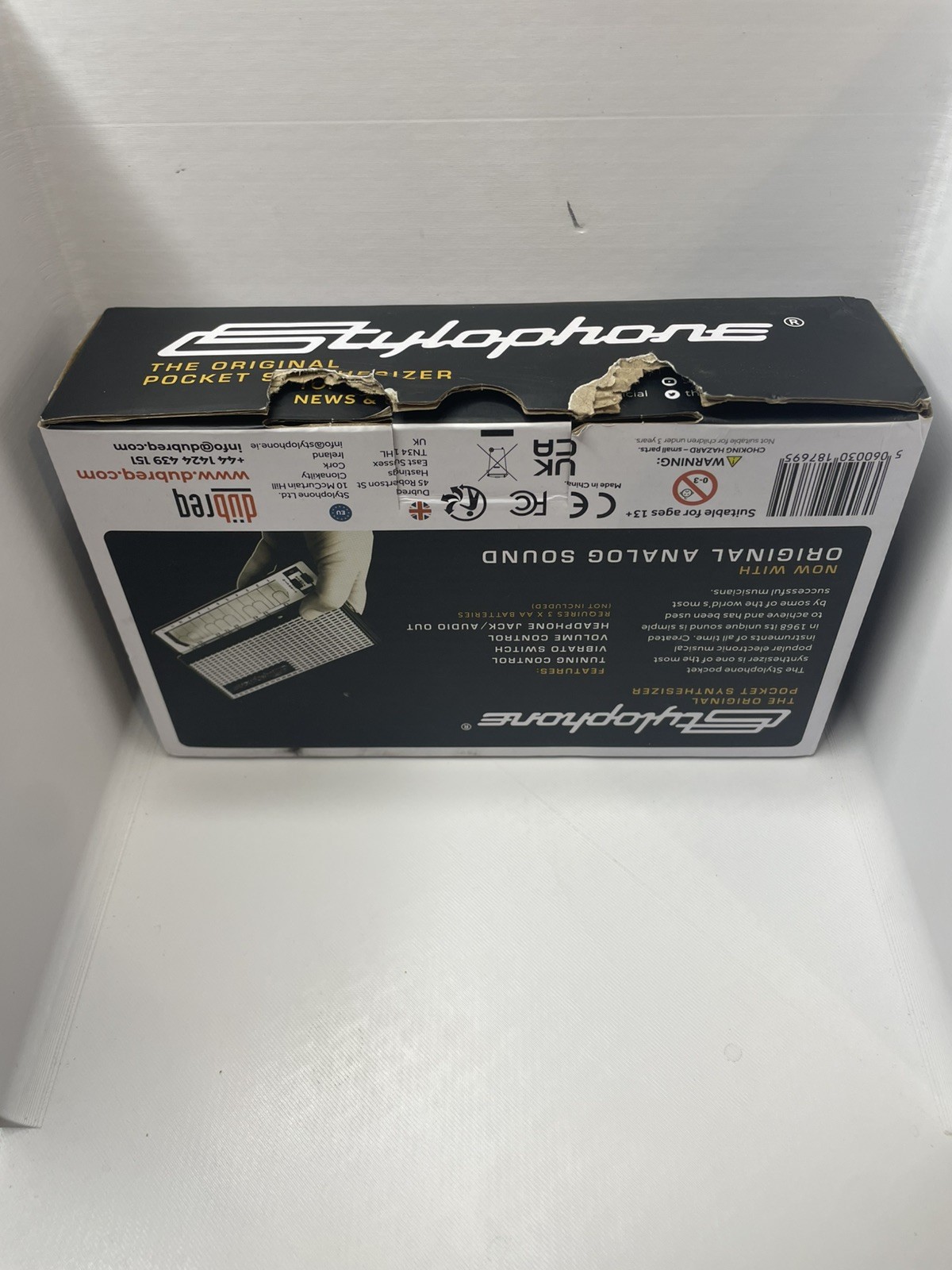 Dubreq Stylophone Original Pocket Synthesizer, mini synth Tested open box