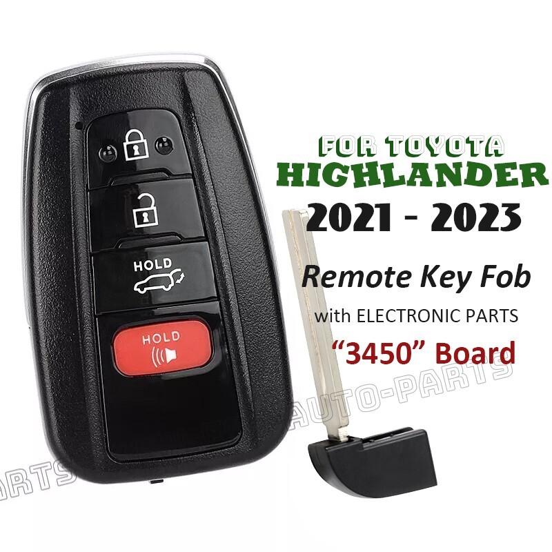 HYQ14FLA -3450 for Toyota Highlander 2021-2023 Proximity Remote Smart Key Fob