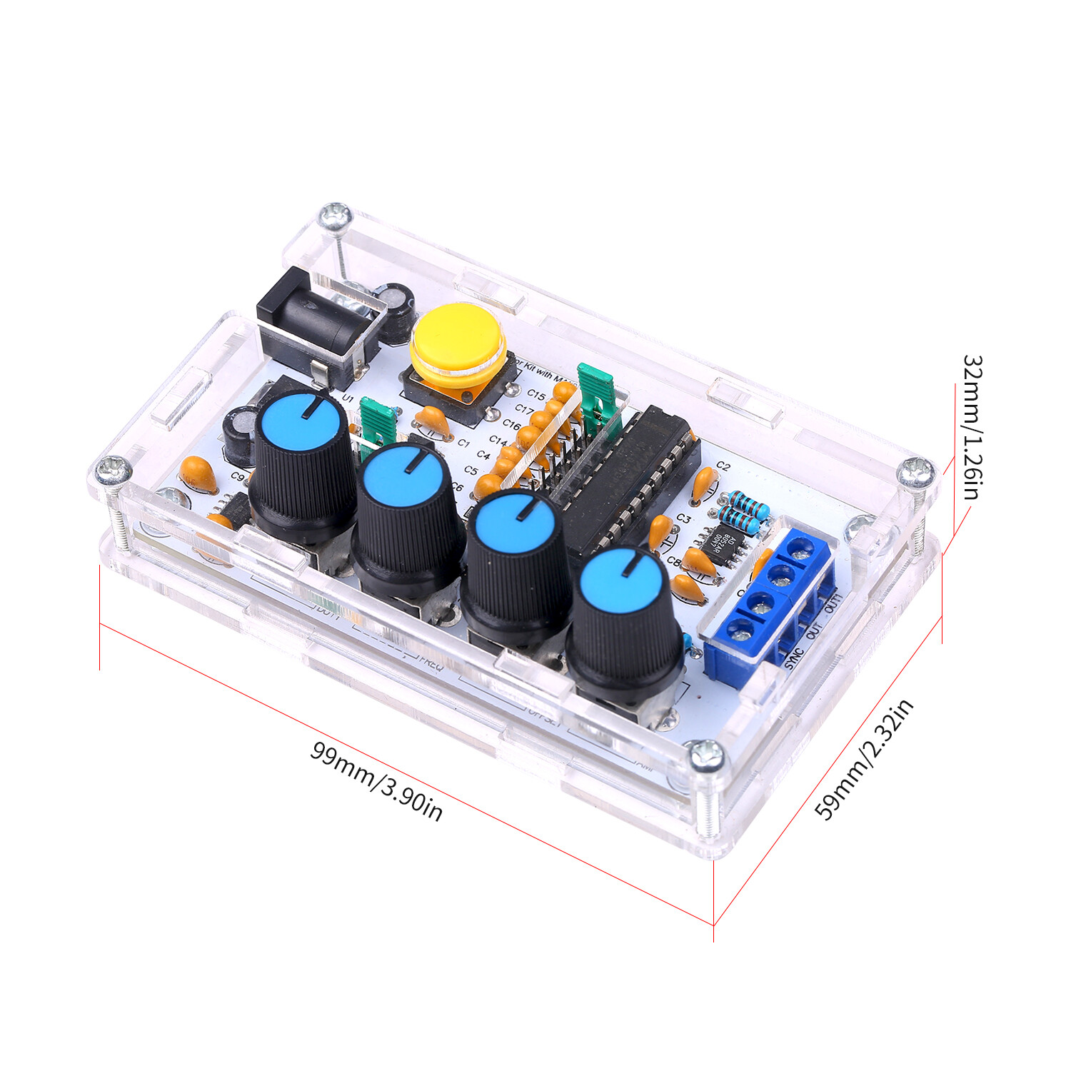 MAX038 20MHz Function Signal Generator Module Triangular Pulse 0Wave X9L2