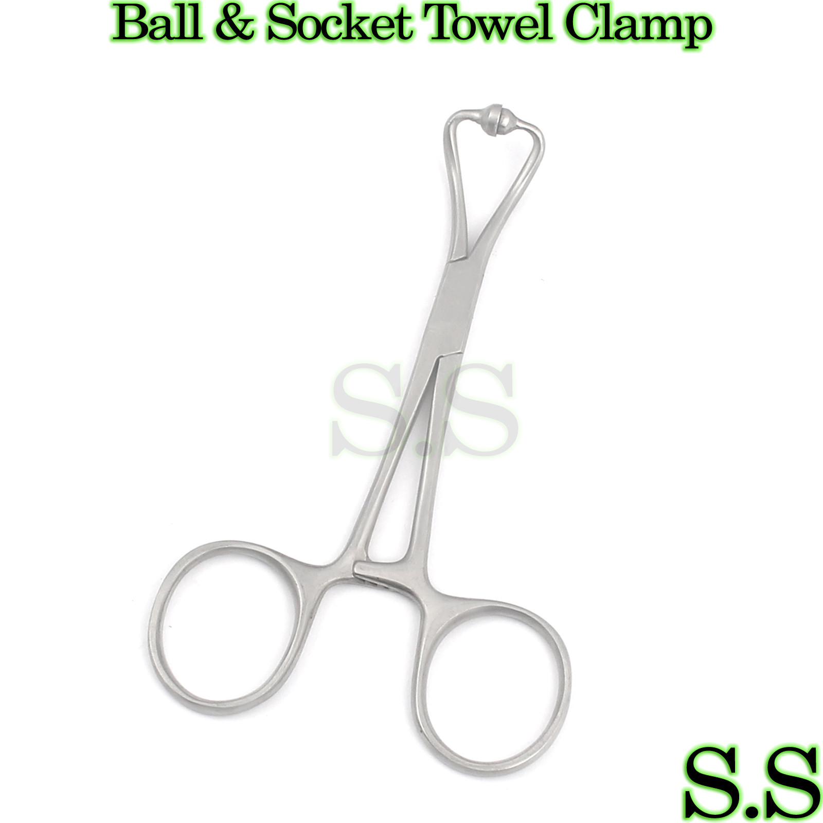 Ball & Socket Towel Clamp 4.25'' Surgical Instrument