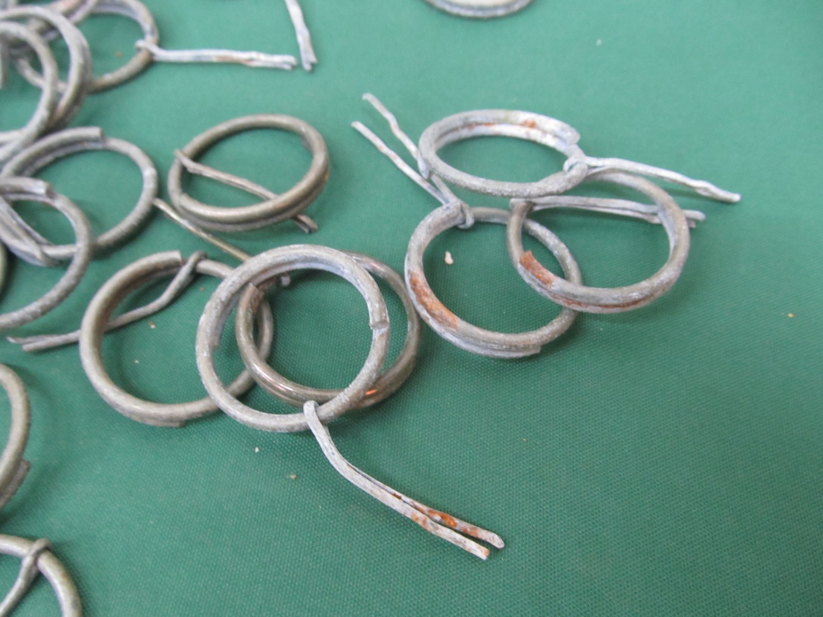 Military Key Ring 10 each Zipper Pull ETC