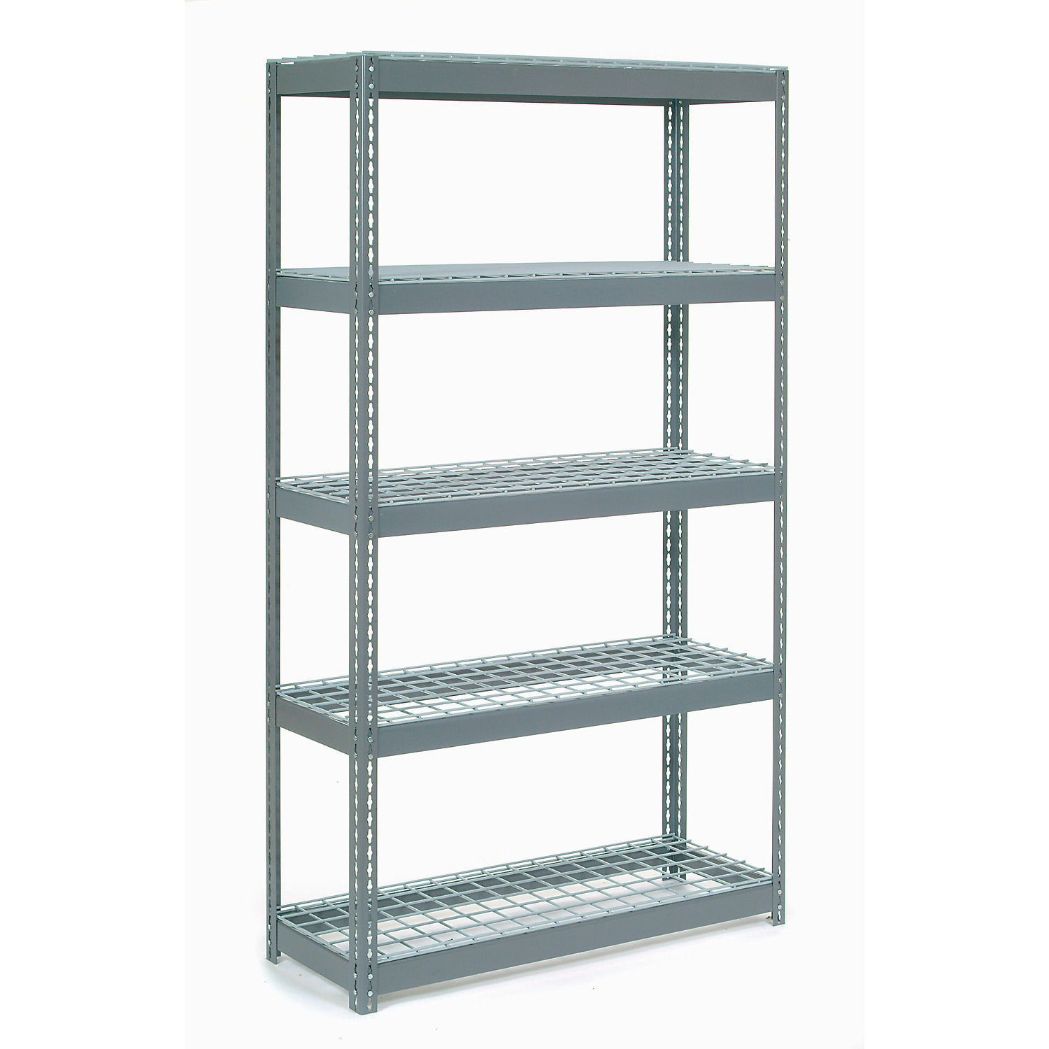 Global Industrial Extra Heavy Duty Shelving 48"W x 12"D x 96"H With 5 Shelves