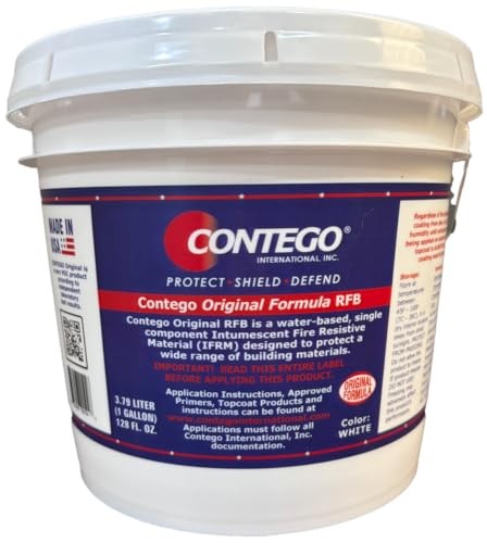 Contego Original Formula Intumescent Fire Resistant Coating 1 gallon, White