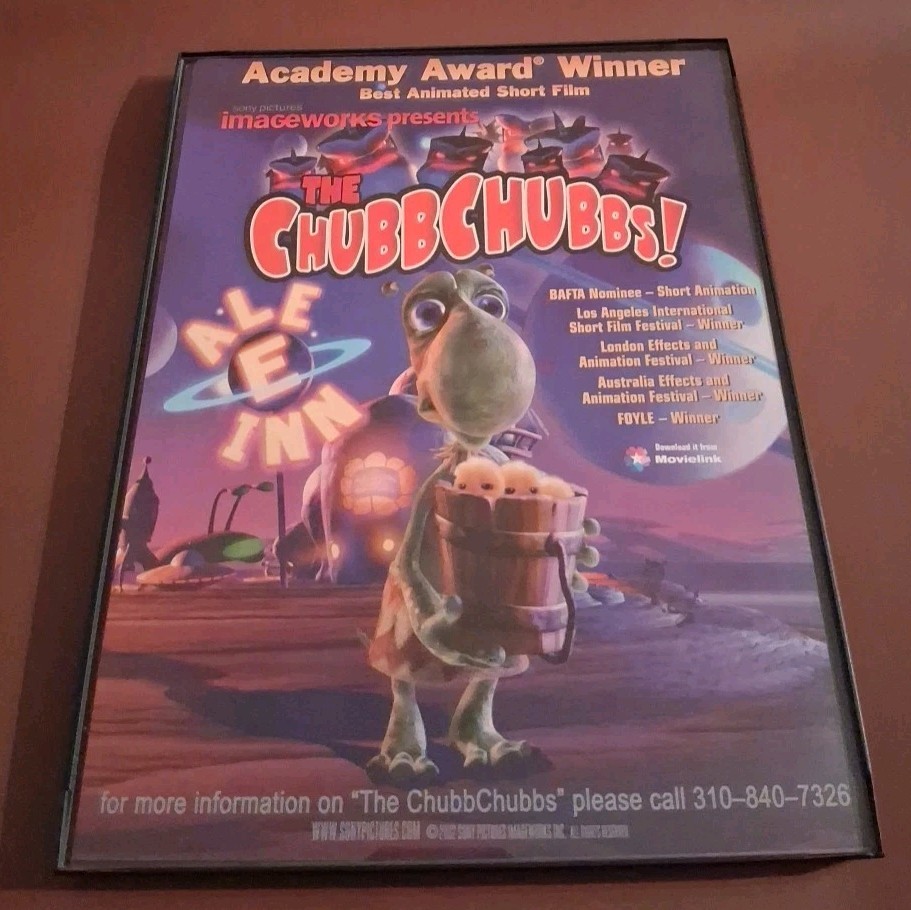 The Chubbchubbs Animation Framed Print Ad 2003 8.5x11