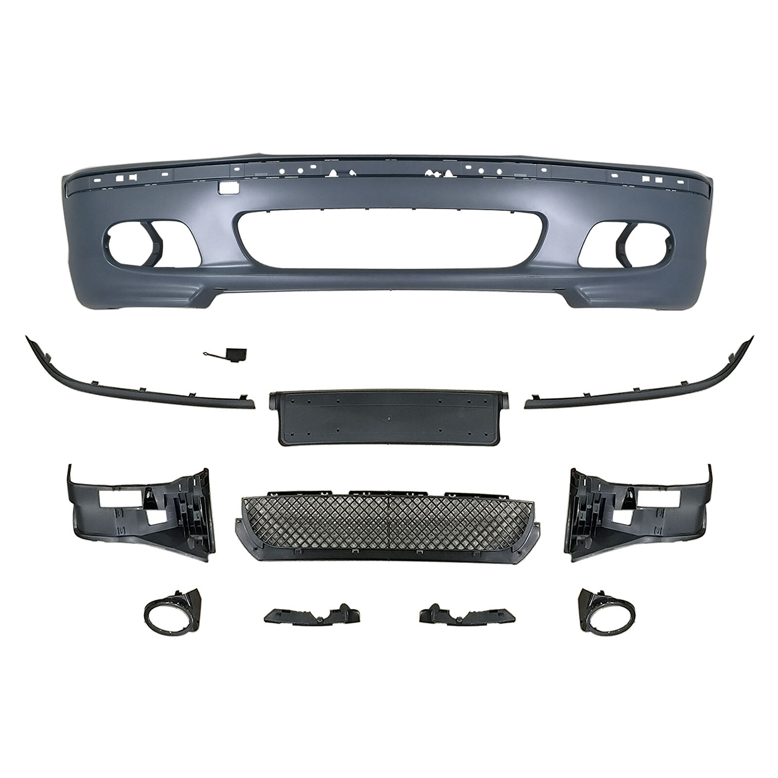 For 1999-2003 BMW E46 M3-style 4dr 2dr SEDAN Front Bumper Cover Plastic