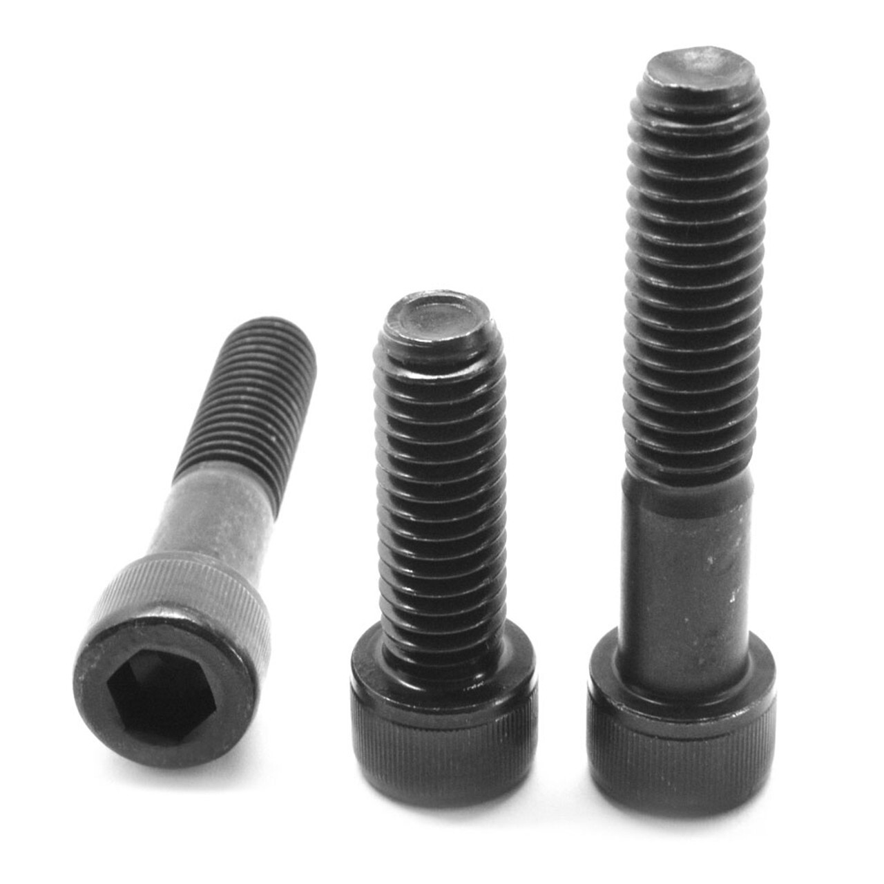 1/4"-20 x 4 1/2" Socket Head Cap Screws, Black Oxide, PT, UNC, 10 PK
