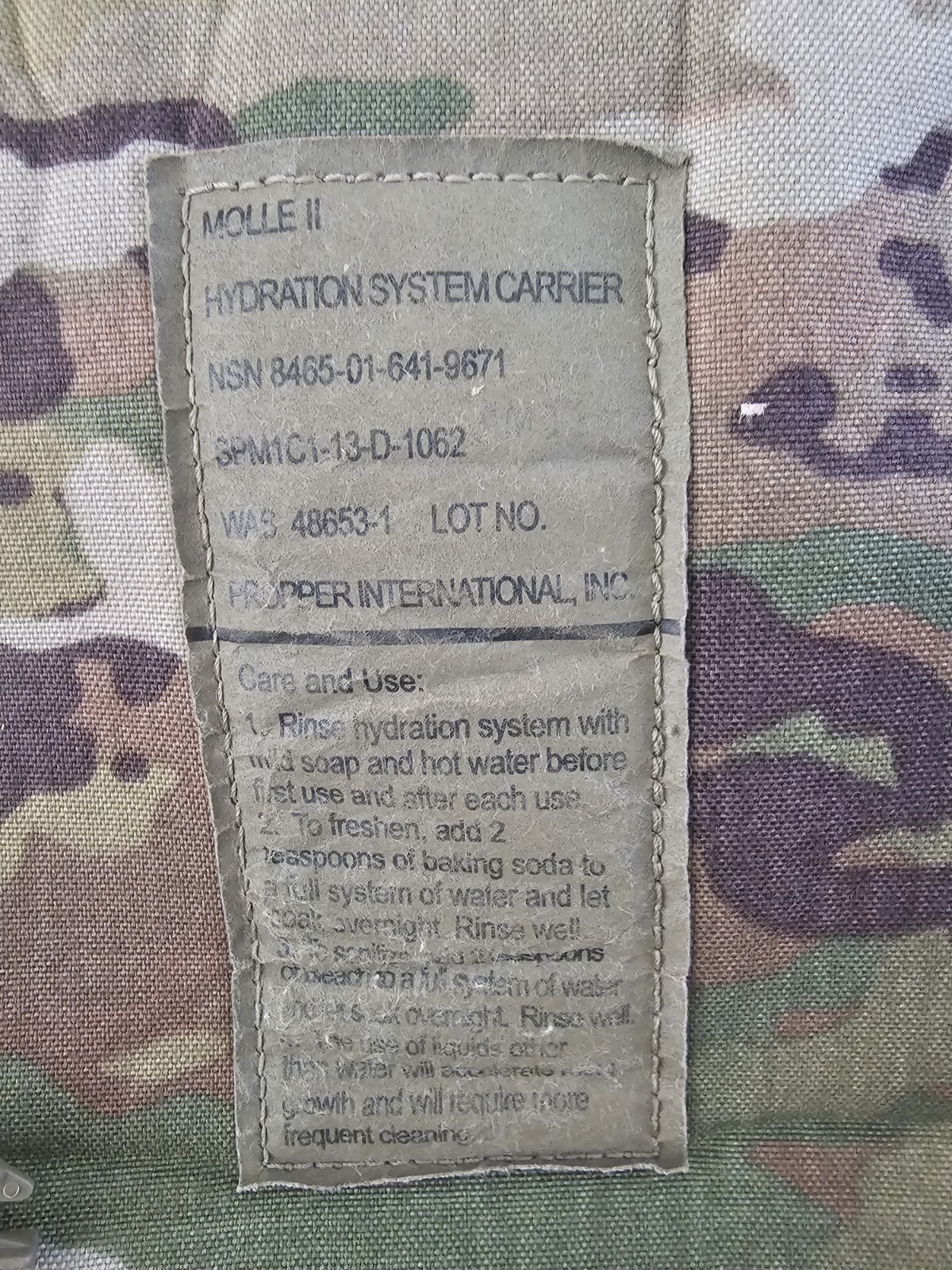 4 USGI OCP Camelbacks with New In plastic Bladders