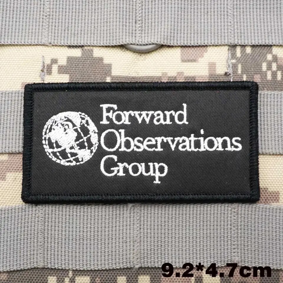 Forward Observations Group Morale Patch Embroidered Hook & Loop USA Seller
