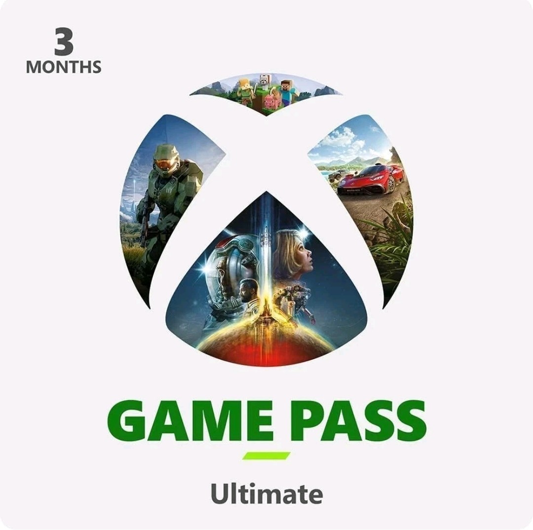 Microsoft Xbox Game Pass Ultimate 3 Months *code will be sent after payment*