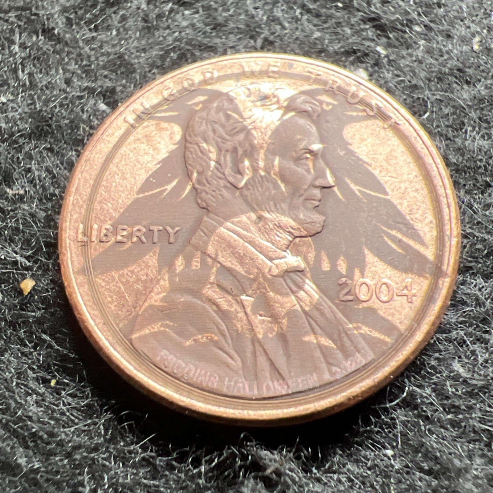 Laser Engraved Lincoln Penny Collection–Mix Years Unique Custom Coin Art- 1 kind