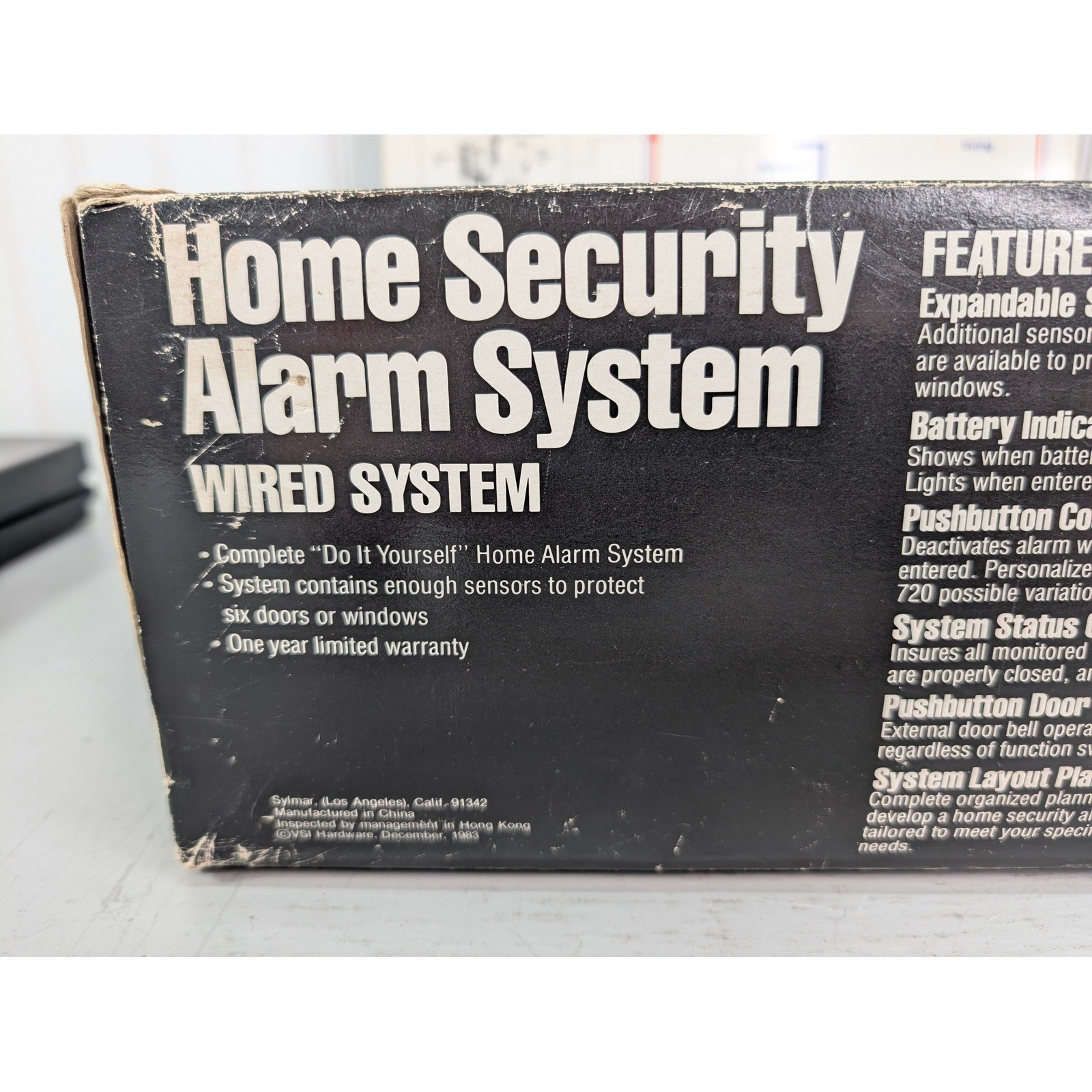Vintage Fortress Home Security Alarm System Wired DIY Kit Model DA-9709 1983 NOS