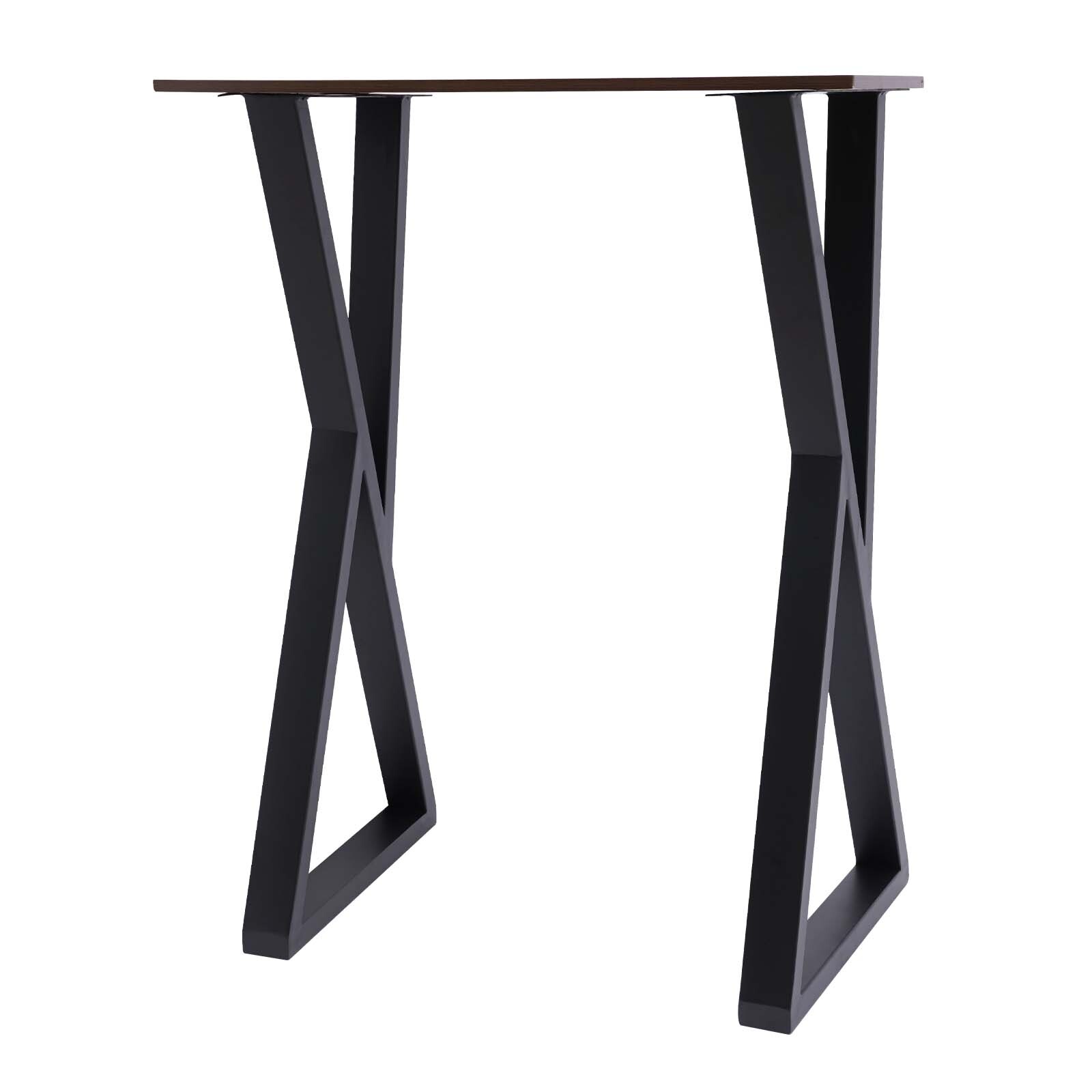 32" Metal Furniture Legs with Anti-slip Foot Pad Coffee Table Desk Bench DIY Leg