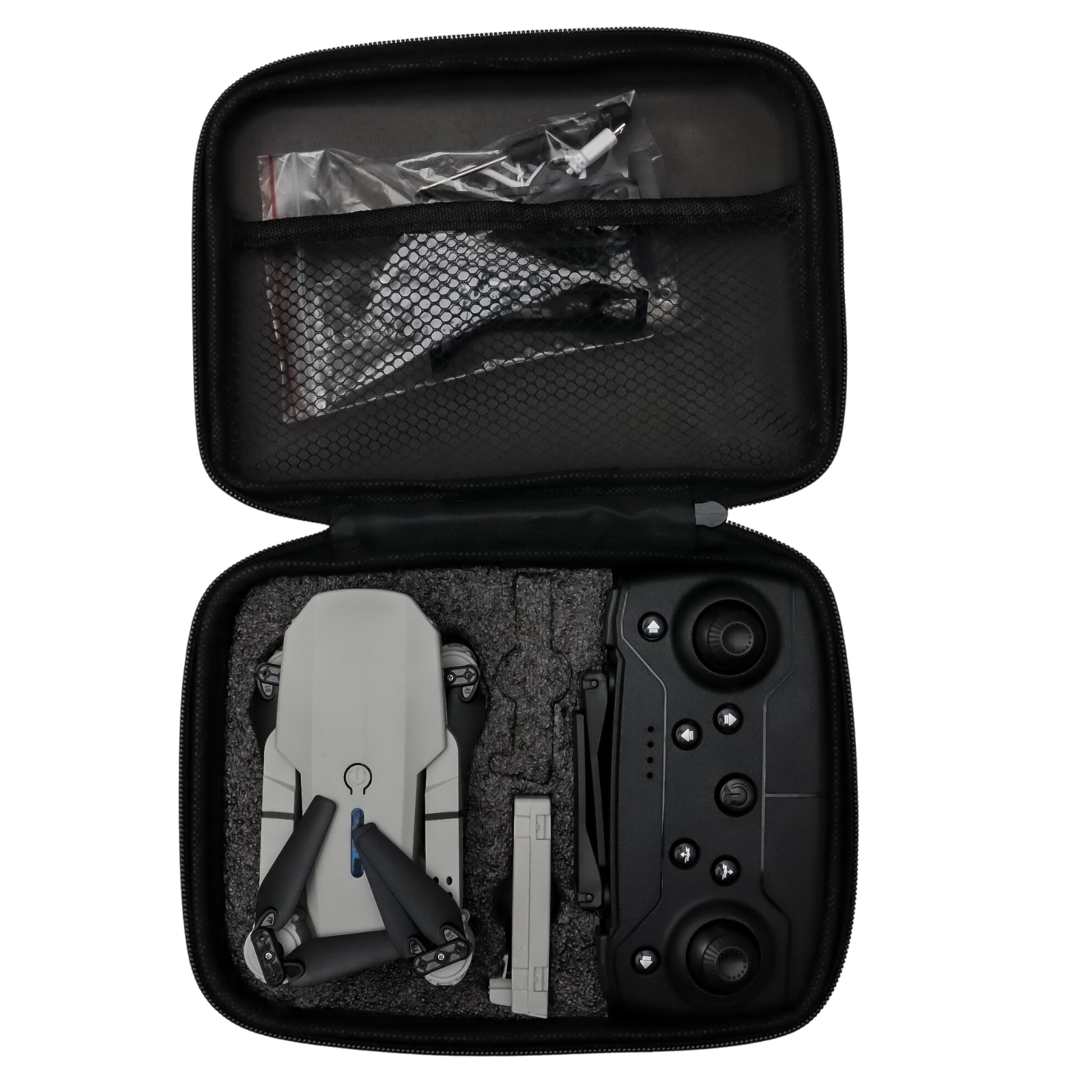 Gray 12" E88 RC Drone Fun No App Connection No Camera ONLY Flies w/ Controller