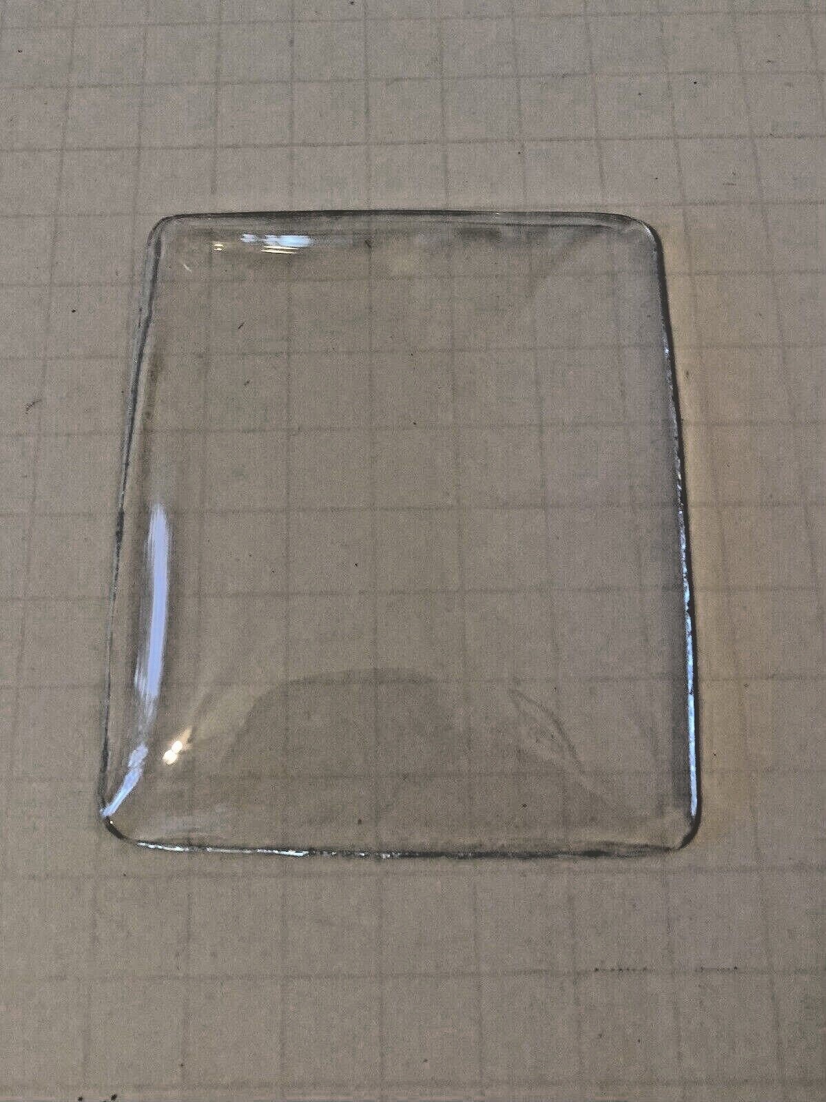 Rectangular Replacement Domed Convex Glass Clock Barometer Gauge Various Sizes