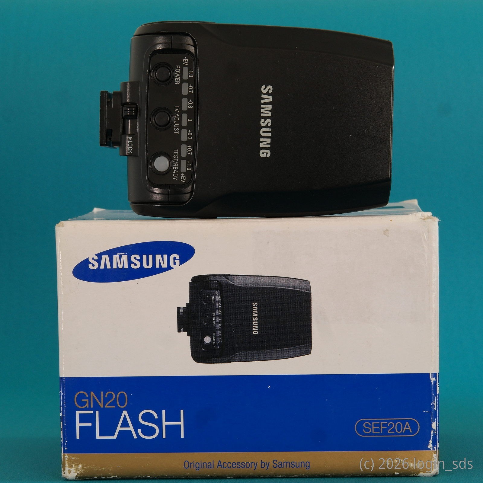 Samsung NX ED-SEF20A external camera flash for any NX camera - Boxed