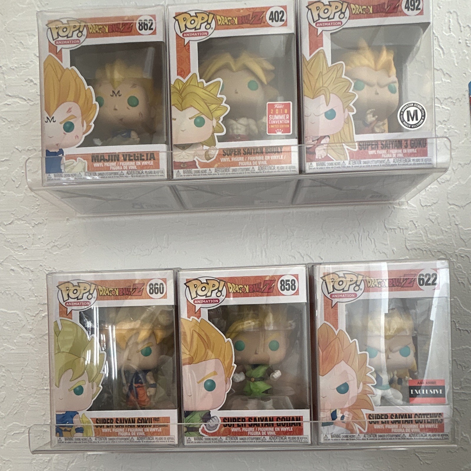 Funko Pop! Animation 10pc Mixed Lot Dragon Ball Z/Super & Demon Slayer Excl