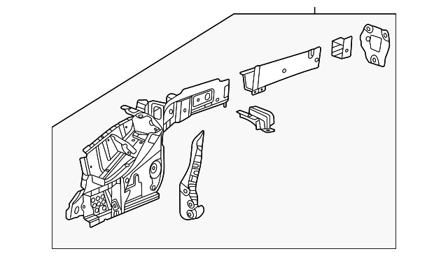 Genuine GM Lower Rail Assembly 60007828