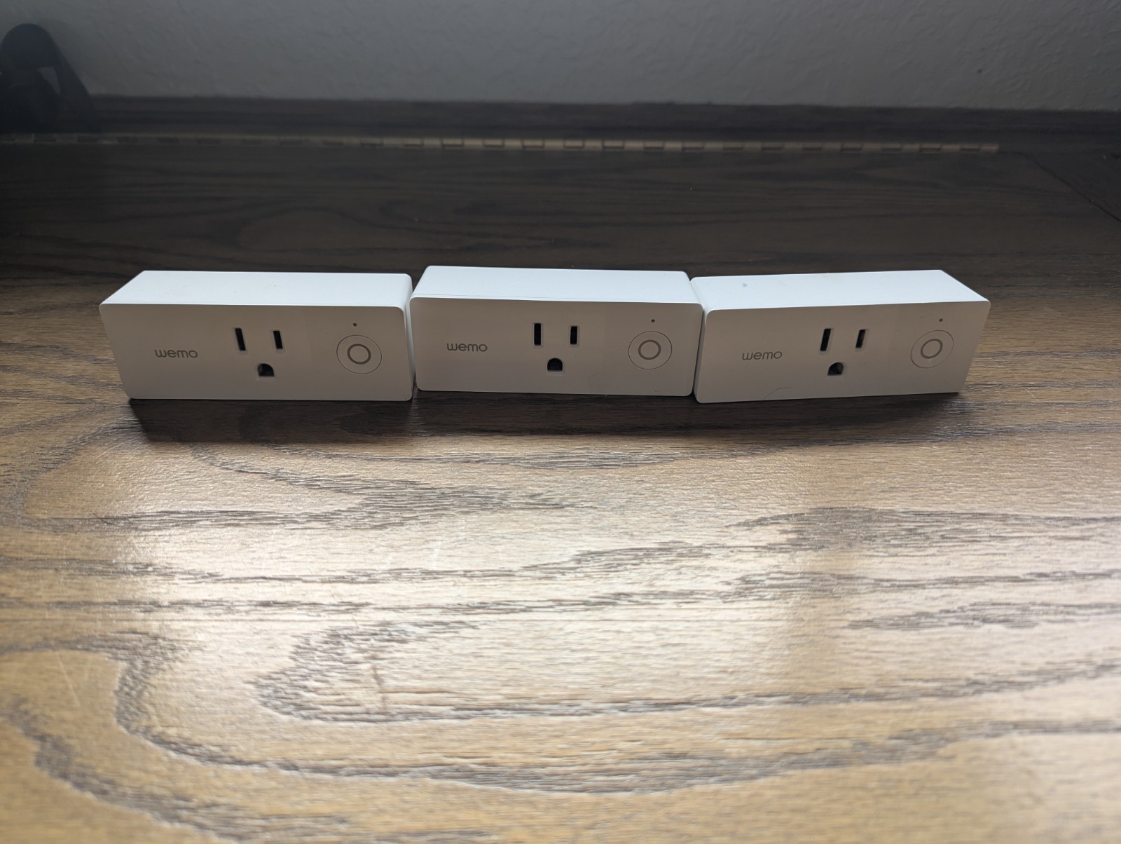 Lot of 3 WeMo Mini Smart Plugs Model F7C063 WiFi White Smart Home