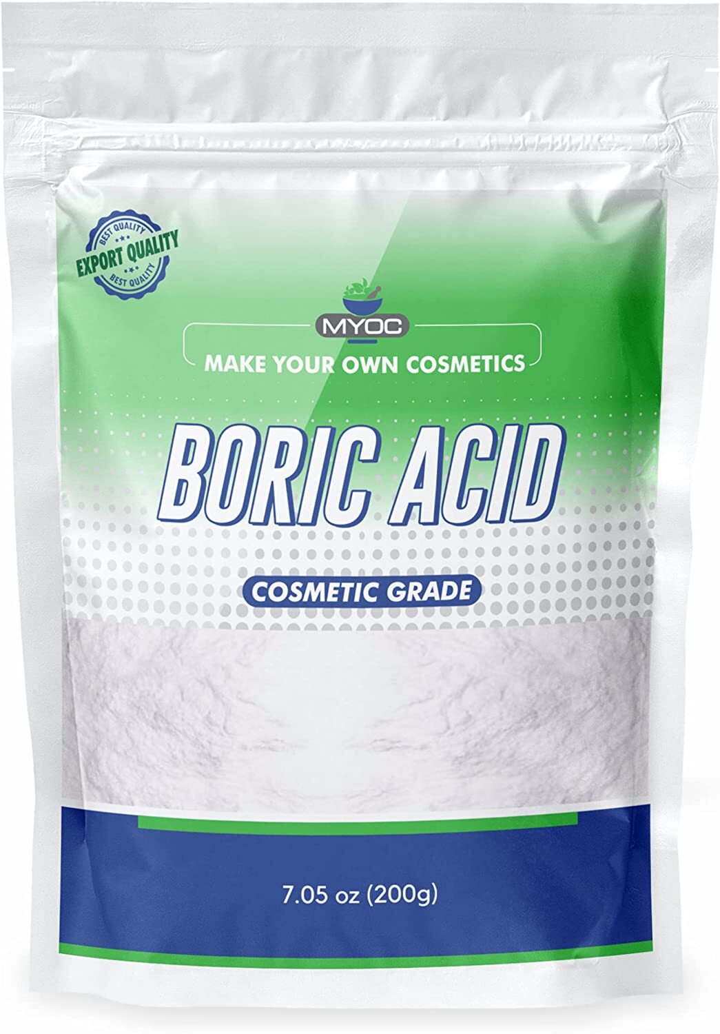MYOC Boric Acid Powder Cosmetic Grade Fine Powder 200g–425g Multipurpose,