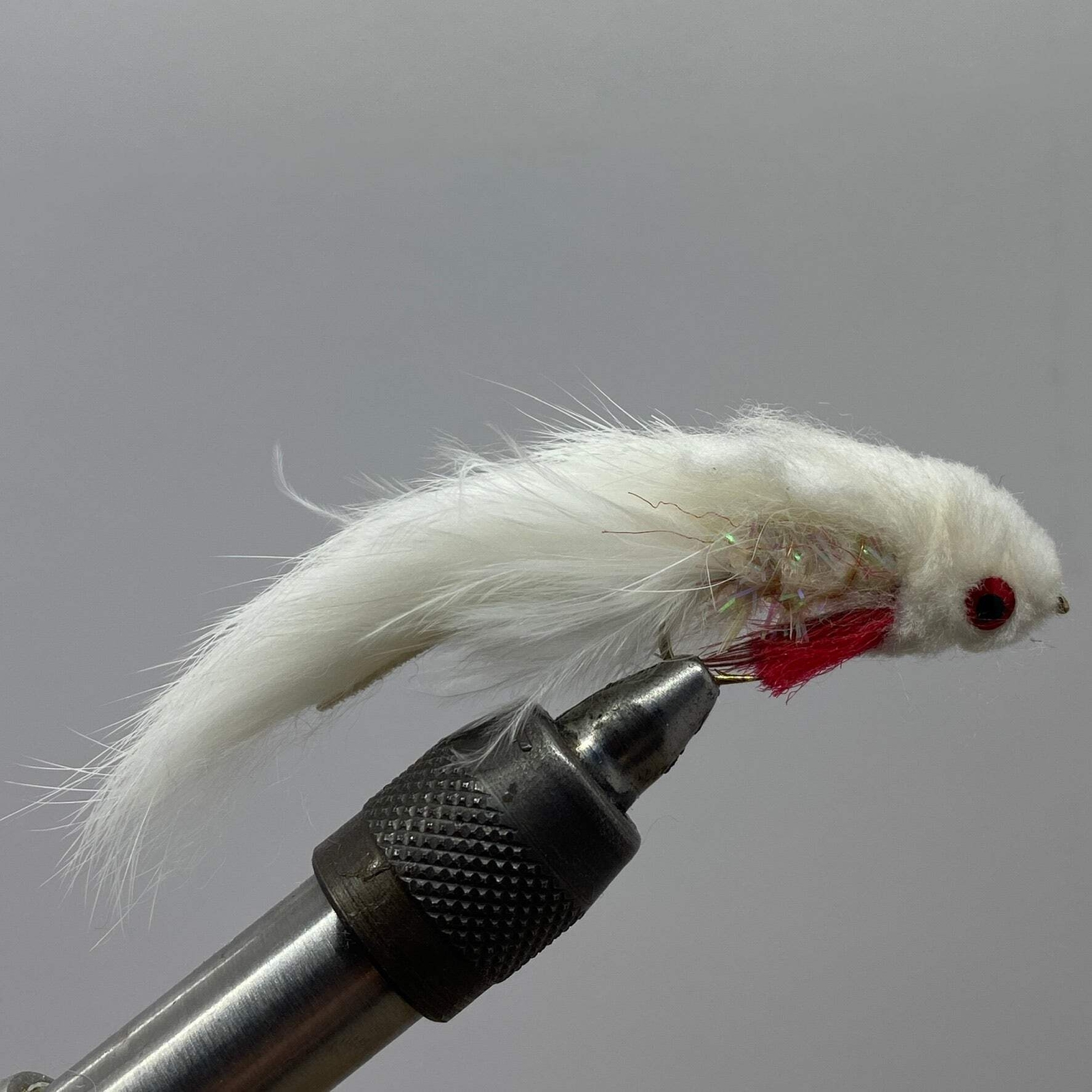 Six (6) - Butt Monkey White Streamer- Strike Fly Company