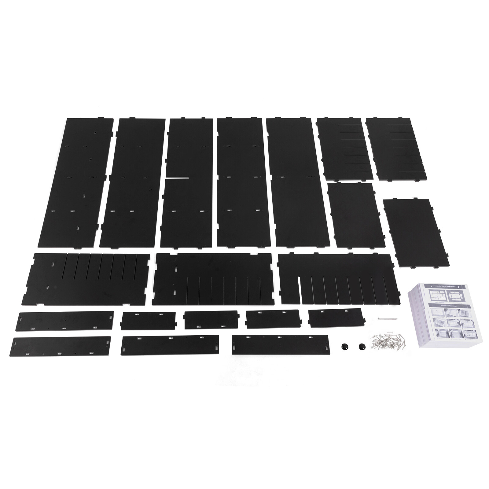 Adjustable Literature Organizer, 32 Compartment with 2 Drawers Home/Office/Class